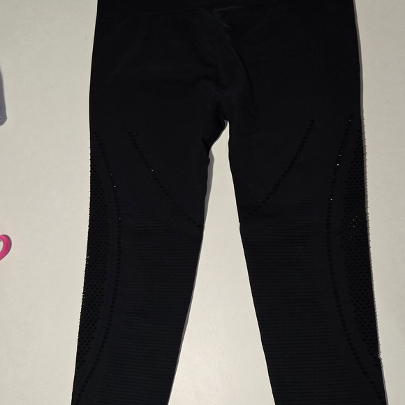 CRVS Women's Black Mesh Leggings - Picture 11 of 11